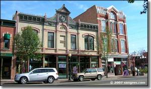 The Historic Union Street, Pueblo, Colorado, the site of Shadow's reading.